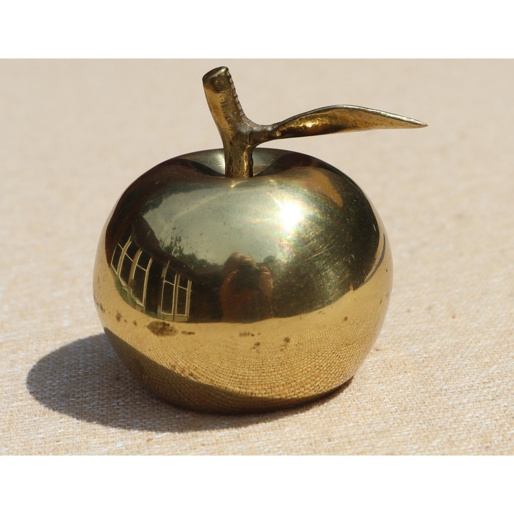 vintage Small Brass Apple Bell *See Description*